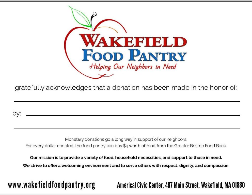 Wakefield Food Pantry 1 wakefield food pantry